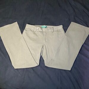 Lauren Ralph Lauren Women's Straight Leg Pants in Light Gray